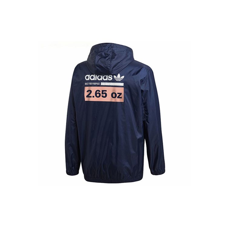 Adidas Originals Kaval Wb Winter Windbreaker Hoodie Jacket Men Outerwear Blue DH4959