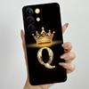 For Realme C85 Pro 2025 Crown Initial Letter Couple Phone Case RealmeC85 Pro 4G RMX5555 Soft Silicone TPU Lens Protective Casing