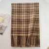 Clearance Plaid Scarf Women's Winter New Korean Version Versatile Student Warm Scarf Elegant Fashion Shawl