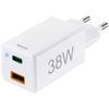 Chargeur USB Intérieure - HAMA - 00201640 - Power Delivery Et Qualcomm Quick Charge 2.0/3.0 - 2 X USB-A, USB-C