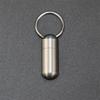 EDC Pockey Mini Portable Stainless Steel Storage Bottle Waterproof Key Chain Pill Case Box Sealed For Outdoor Camping Survival