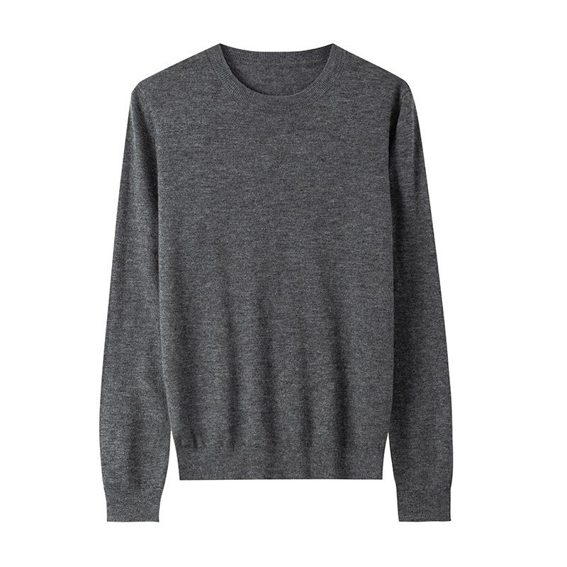 Crew Neck Commuter Pullover Wool Sweater Women's Autumn and Winter Loose Versatile Warm Knitted Top