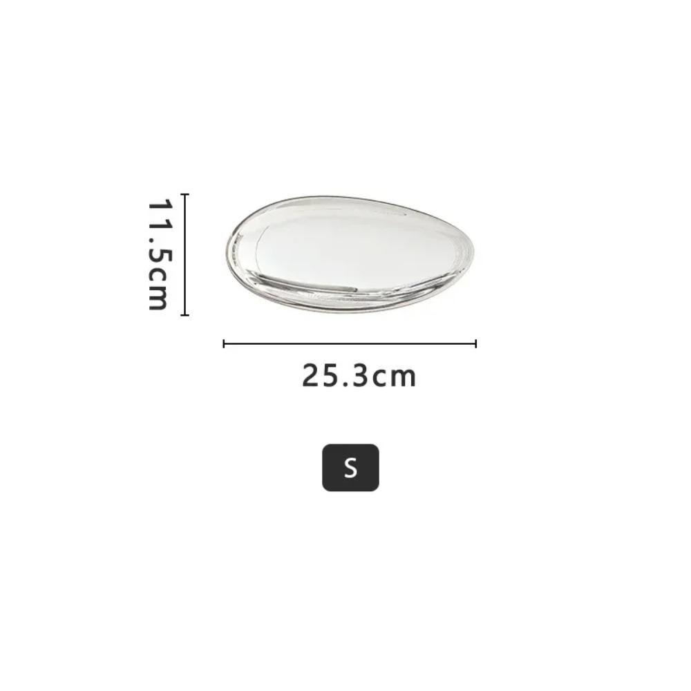 Creative Imitation Stainless Steel Pebble Wall Water Droplet Decor Artwork Hotel Light Luxury Pendants Living Room Wall Decor