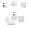 4 Pieces Cup Toothbrush Holder Set Lotion Dispenser Organizer Toiletries Mouthwash Bathroom