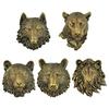 Realistic 3D Animal Head Wall Decoration Statues Farmhouse Room Bedroom Home Wall Decor Sculpture Style Interior Art Ornament