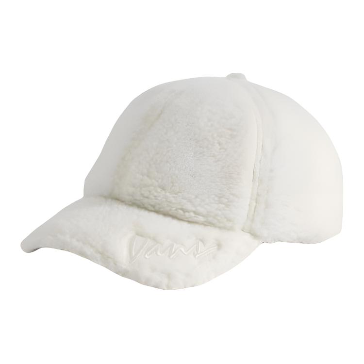 Vans Polyester Baseball Caps Unisex Marshmallow White VN000QA2FS8 Free
