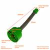 Wear Resistant Drain Line Cleaner Tool Universal Attachment HVAC Unclogging Adapter  Home Office