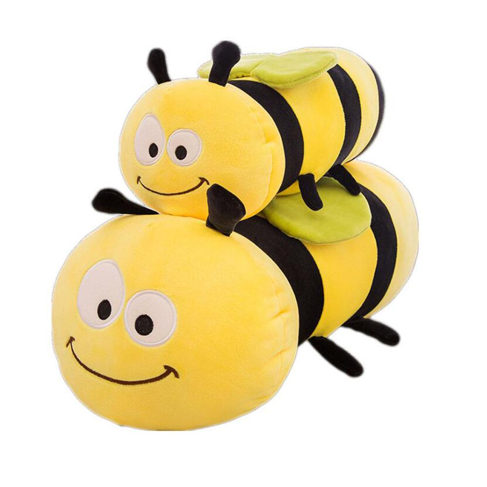 Peluche per Bambini Giocattolo Morbido Ape Gialla Carina Cartone Animato