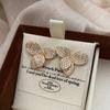Full Diamond Stud Earrings, Flower Temperament, Exquisite Light Luxury Earrings, High-end Lily Earrings, Popular Fashion Women