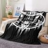 1PC Satan Symbol Print Flannel Blanket, High quality All Seasons, Home Decor, Warmth and Comfort, Perfect for Christmas Gifts