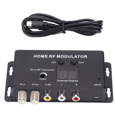 Modulator UHF o i Wideo na Kanał RF Domowy Modulator RF dla Odtwarzaczy DVD Gier Cyfrowy