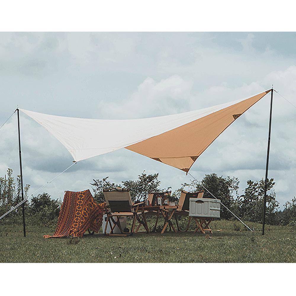 TOMSHOO Tarp Poles/Tent Poles/Tent Poles Replacement/Telescoping Tarp Poles/Aluminum Adjustable