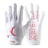 FLEEK EXTRA-FIT GLOVES 2.0 White Crimson Red American Football Evolution