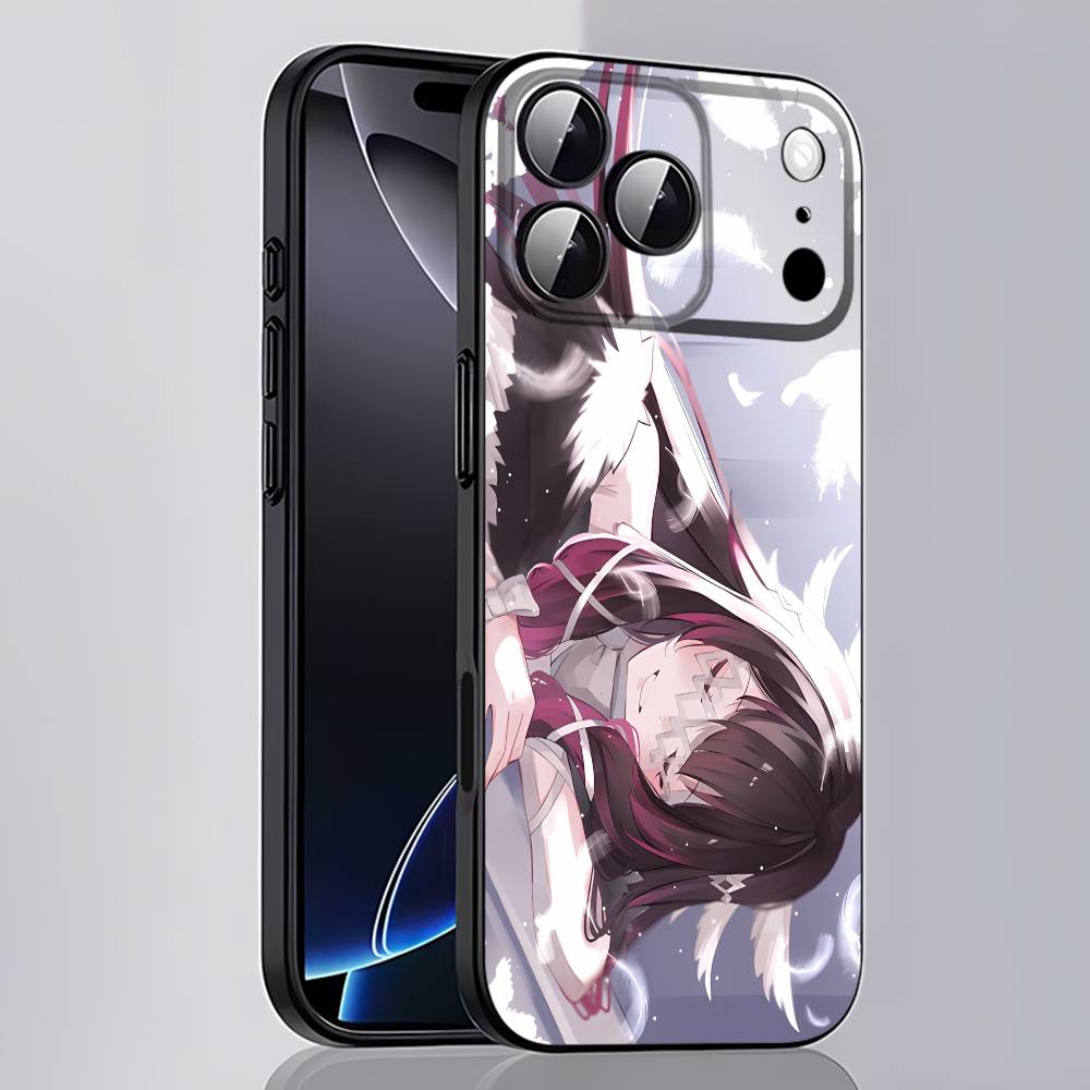 

G-Genshin C-Columbina Impact Phone Case For iPhone 17,16,15,14,13,12,11,Pro,Max,Plus,E,SE4,Air,Mini Black Cover iPhone14Plus