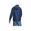 Adidas Originals Trefoil Logo Embroidered Hooded Drawstring Zip Jacket Men Jackets Blue IB9961