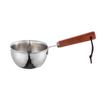 Yoshida Craftsman 304 Stainless Steel Mini Saucepan with Wood Handle