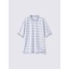 GU by Uniqlo Dry Oversized Polo Shirt  5 Minute Sleeves   Border  St