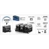Centrale Elettrica LiFePO4 da 3840Wh 3600W, Generatore Solare Elettrico Portatile FOSSiBOT F3600PRO, Per Casa e Esterno, Ricarica Rapida 1.8H