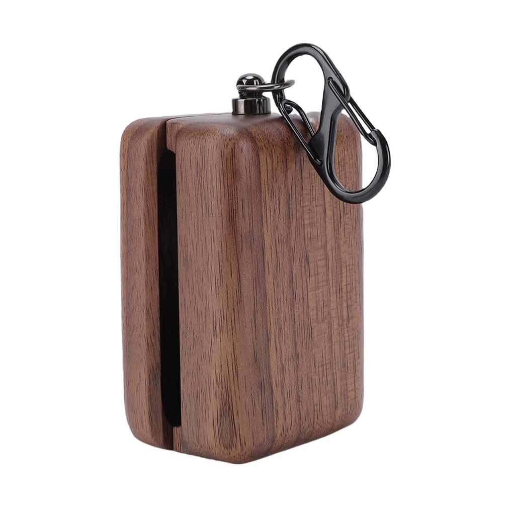 Wireless Earphones Case Fit for AMBEO SMART MOMENTUM 3rd 4th Wooden Storage Carry Cover Hand Polished Handcrafted Walnut Prevent Falls Bumps