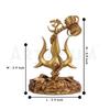 Trishul with Damru Traditional Trishul Damru Shiva Trishul Idol Decorative Showpiece for Car Dashboard Home Decor Pooja Room