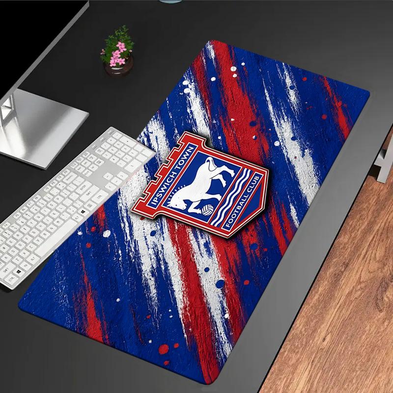 Ipswich FC Crest Mouse Pad, Rubber Base, Mouse Pad for Gamers and Office Use, Gaming Desk , Easy To Clean Mat Christmas fan gifts