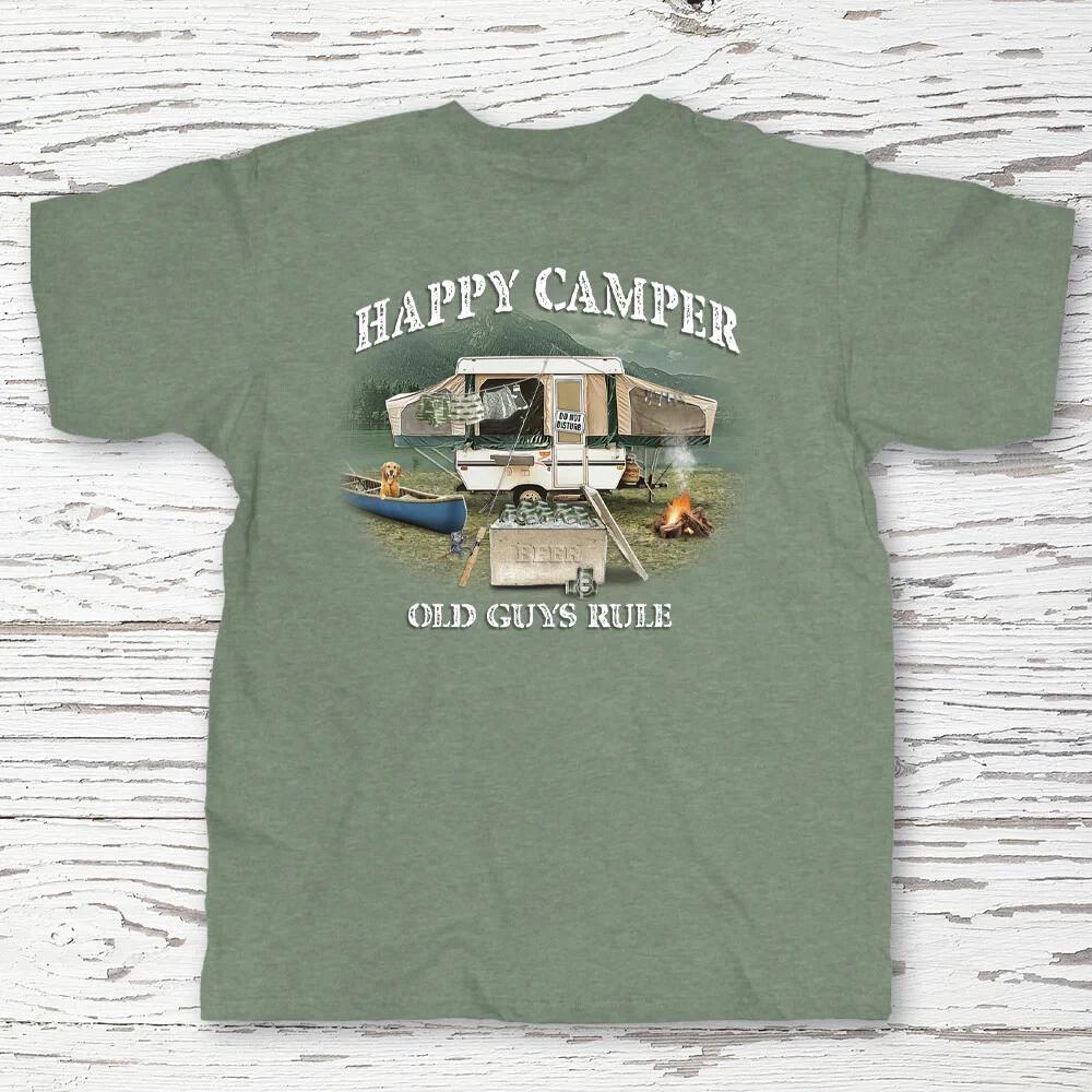 

New OLD GUYS RULE T Shirt HAPPY CAMPER 4XL