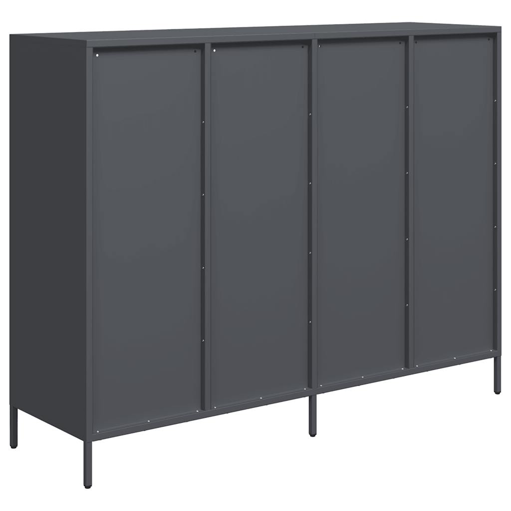 Sideboard Anthracite 135 x 39 x 103.5 cm Cold rolled Steel