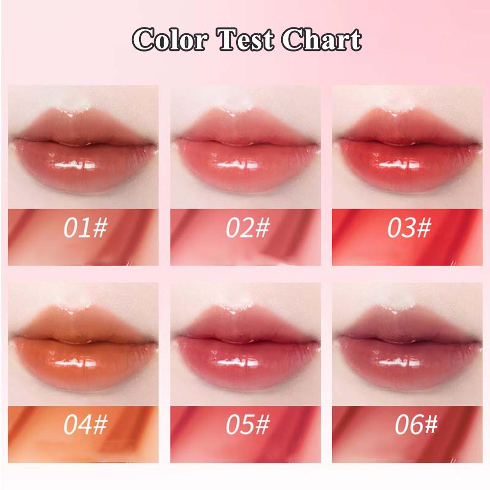 Mirror Lip Glaze Moisturizing Low Saturation Water Gloss Non-stick Lipstick