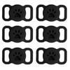 6pcs Pet Collar Holder for Airtag Silicone Anti Lost Protective Cat Collars Case for Cat Dog Pet