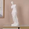 White Broken Arm Venus Statue Resin Art Figurine Craft Artwork Sketch Plaster  Desktop