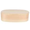 Double Layers Japanese Bento Box Wooden Material Double Layer Lunch Box  For Travel