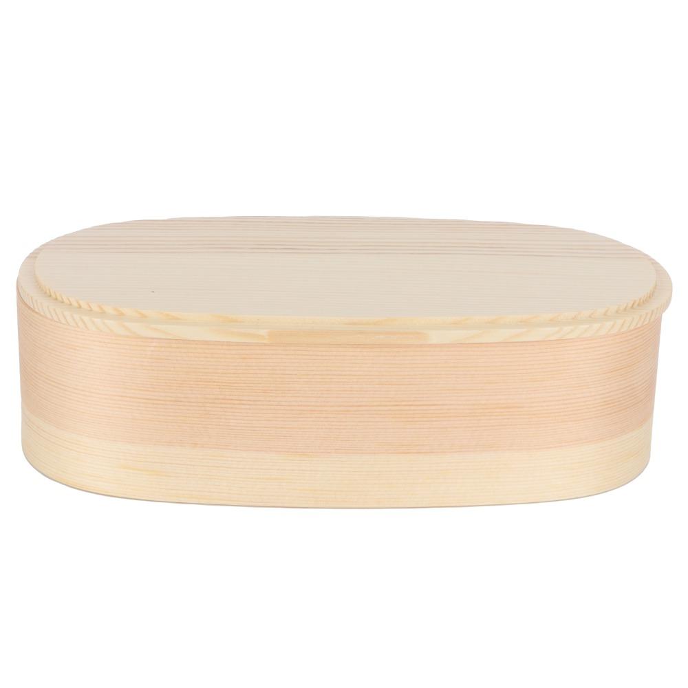 Double Layers Japanese Bento Box Wooden Material Double Layer Lunch Box For Travel