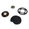 420 Chain Sprocket Kit Aluminum Alloy 32T Chainring Toothless Freewheel 9T Sprocket Drive Set for Bike Scooter