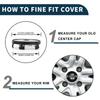 TUCKBOLD Wheel Center Cap Wheel Cap Center Cap Universal Compatible Proof Tire Cap