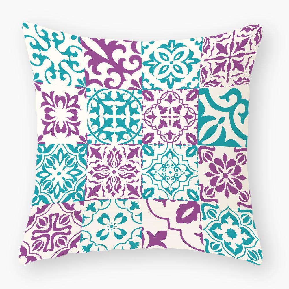 Floral Pillowcases Office Cushions Home Bedroom Sofa Decoration Pillows Nap Cushions
