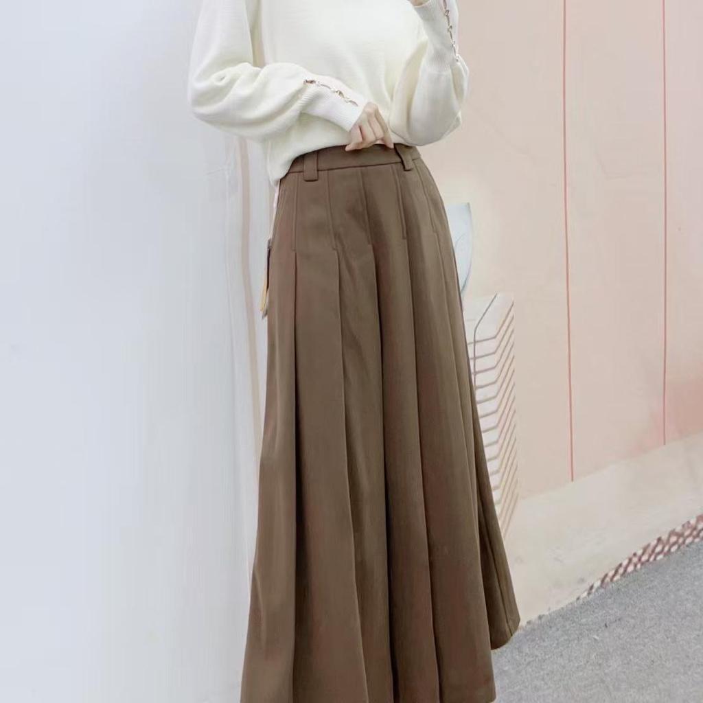 2026 Summer Chic Pleated Long Skirt