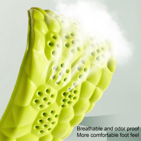 Breathable Insoles Shock Absorption Fast Drying Shoe Inserts Running Sports Insoles Moisture Absorbing Running Orthopedic Care Insoles