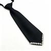 Polyester Bow Tie For Men Women With Pearl Embellishments For Weddings And Parties