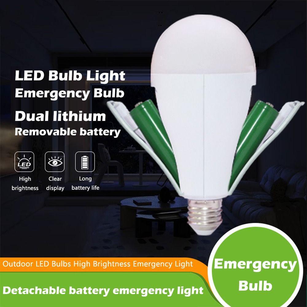 New Flicker-Free LED Bulb Light Portable 20W Emergency Bulb Courtyard Outdoor Bulb Power Failure Emergency