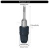 Adapter for SDSPlus to SDSMax 8-1/4 Inches Long for Rotarys Hammers Alloy Steel Black Adapter 6XDE