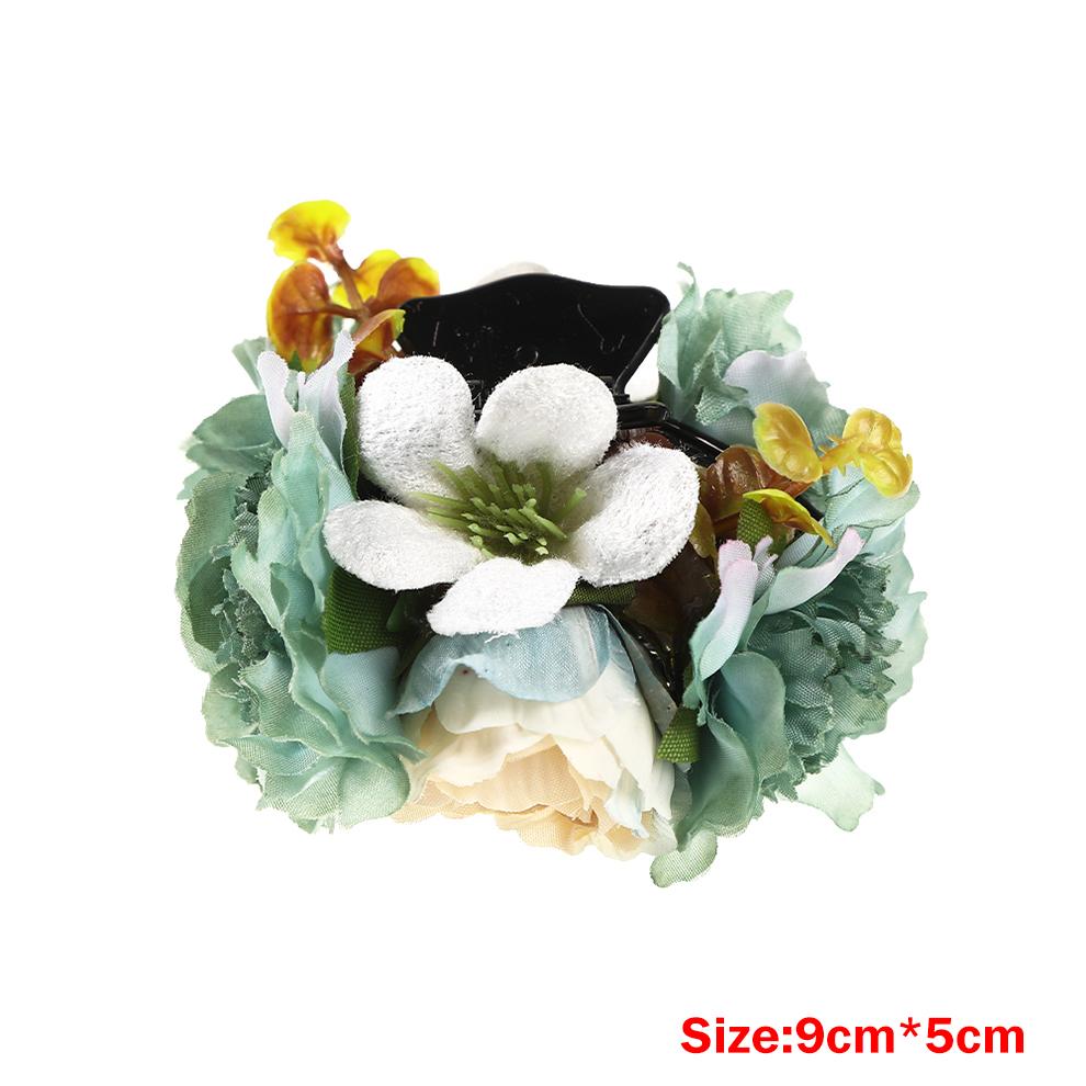 Large Flower Hair Clip Claws For Women Hair Crab Thick Hair Barrettes Hairpins Women Girls Fashion Hair Accessories