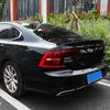 For Volvo For Volvo S90 T5 2017 2018 2019 2020 Black Carbon Rear Trunk Lid Ducktail Lip Spoiler Wings Car Exterior Tuning Access