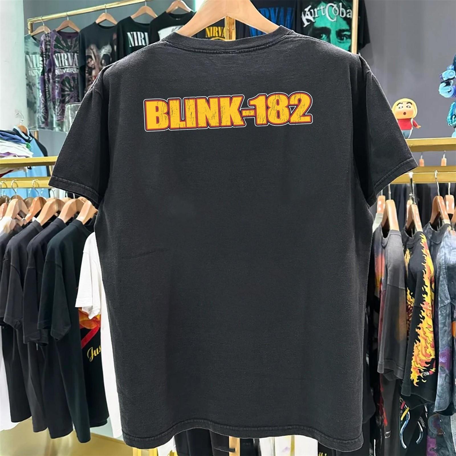 Blink Pop Punk 182 Aged T-Shirt Black XXL S