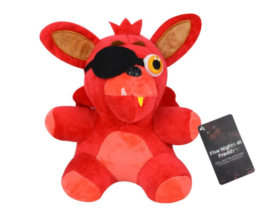 

spot New FiveNight At Freddy Fnaf Cute Plush Toys Game Doll Bonnie Bear Foxy Cartoon Stuffed Dolls Freddy Toys For Children Gif