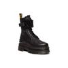 Dr. Martens Leather Thick Sole Comfortable Versatile Short Mid-Calf Boots Women boots Black 30970001