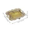  Metal Jewelry Tray Bracelets Decorative Vintage Necklace Holder Bracket Organizer Alloy for Women Travel Dish