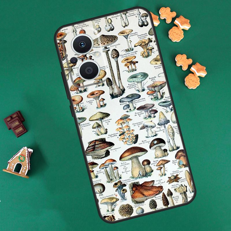 Mushroom Forest Case For OPPO Reno 14 13 12 11 F 10 Pro 8T 8 7 Lite Cover For OPPO Find X8 X6 X5 X9 Pro Coque