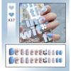Fake Nails Short Art Nail Tips Press Stick On False with Designs Full Cover Artificial Pink Wearable Clear Tips Press On Nails Fake Nails Short