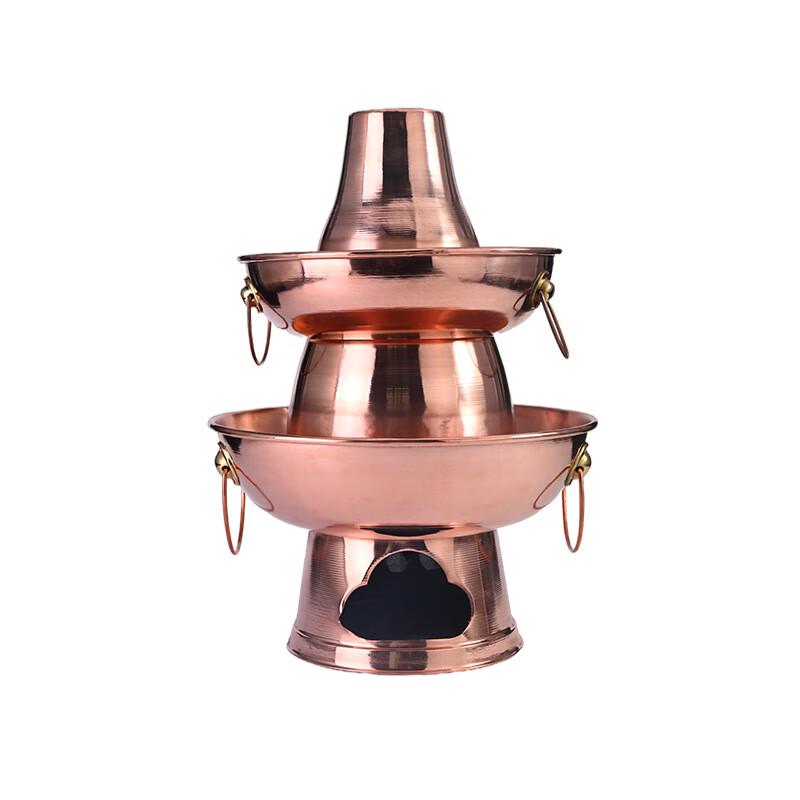 XINMINGLIANG Traditional Charcoal Copper Hot Pot