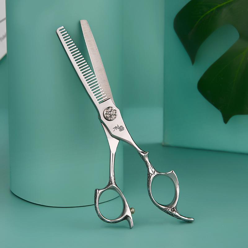 

Профессиональные парикмахерские услуги, стрижка, ножницы для парикмахеров, парикмахерская для парикмахеров, плоские режущие зубья, 6 дюймов Straight & Stainless Steel & Fine Polished